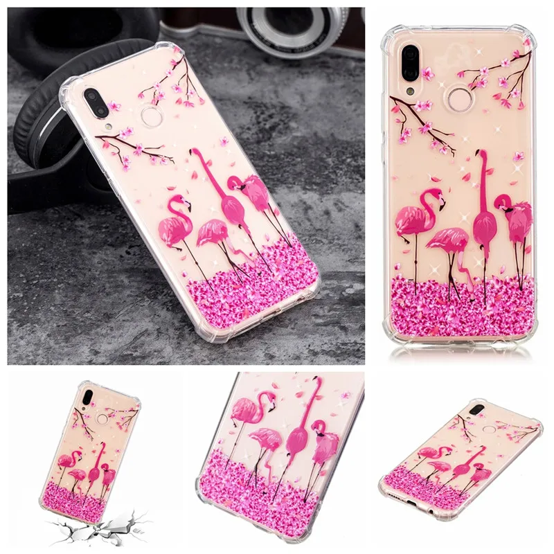 For Huawei P20 Lite Phone Bags Four angle ShockProof 3D Relief Cartoon Silicone Case For Huawei P20Lite TPU Soft Back Cover (6)