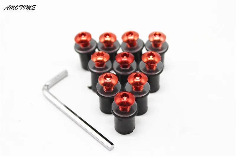 Universal 10PCS M5 5mm Windscreen Windshield Bolts Screw Kits For Suzuki GSX1300R Hayabusa GSX1300 B-King
Universal 10PCS M5 5mm Windscreen Windshield Bolts Screw Kits For Suzuki GSX1300R Hayabusa GSX1300 B-King