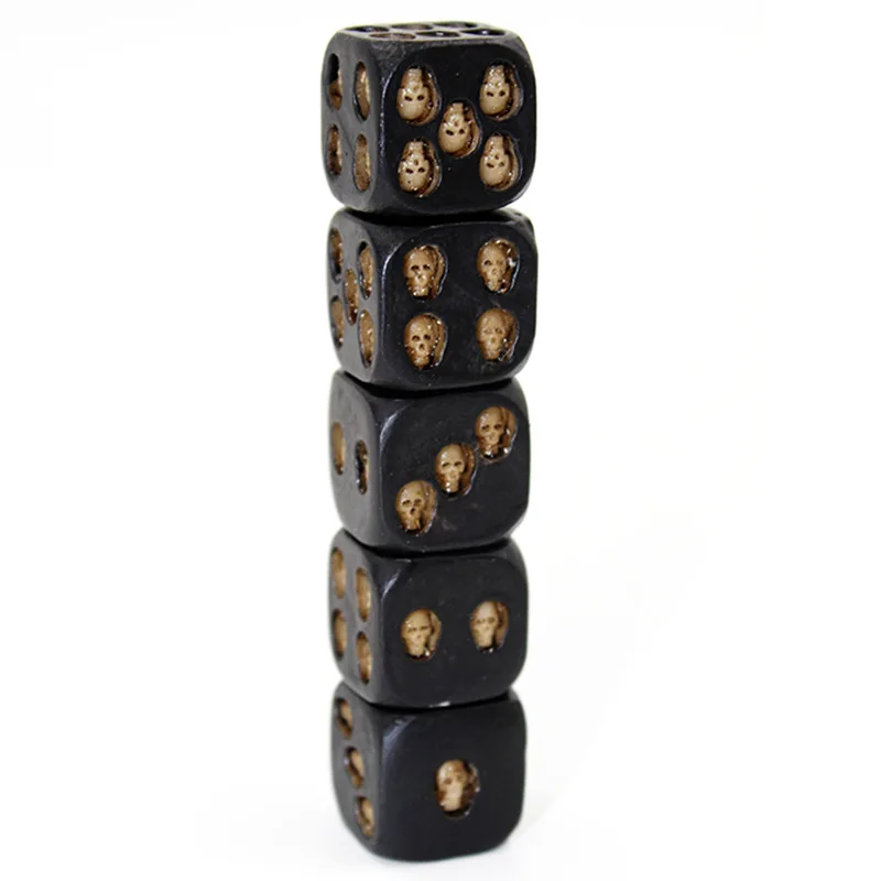 5pcs/set Upscale Dice Game Novelty Skull Resin Practical Jokes Funny Toy Creative Festival Party Entertainment Mini Dice Toys
5pcs/set Upscale Dice Game Novelty Skull Resin Practical Jokes Funny Toy Creative Festival Party Entertainment Mini Dice Toys