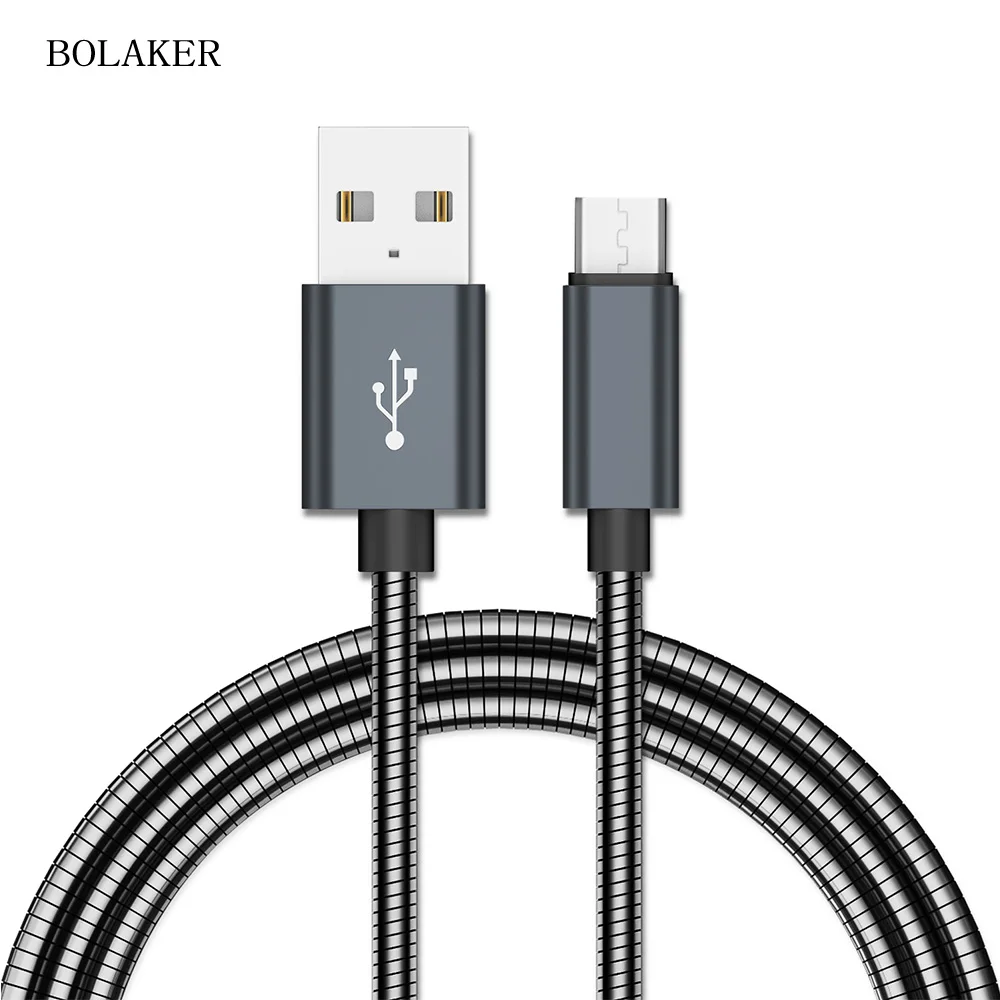 BOLAKER TYPE-C USB nylon spring data charging USB data cable for Samsung millet LG tablet Android phone USB charging cable 2.4A
BOLAKER TYPE-C USB nylon spring data charging USB data cable for Samsung millet LG tablet Android phone USB charging cable 2.4A