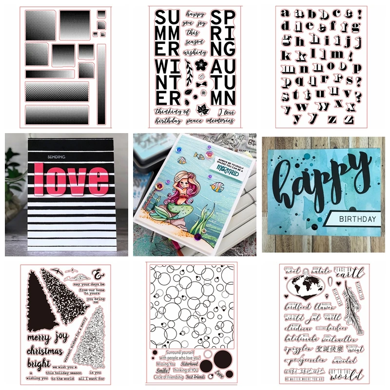 New Design 6x8in Shape Transparent Clear Silicone Stamp Set for DIY Scrapbooking/Photo Album Card Making Decorative Clear Stamp
New Design 6x8in Shape Transparent Clear Silicone Stamp Set for DIY Scrapbooking/Photo Album Card Making Decorative Clear Stamp