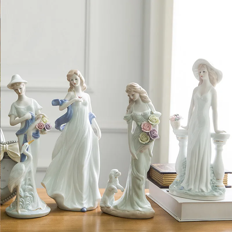 Home Furnishing jewelry ceramic crafts of modern European style garden decor furnishings western female decorative ornaments
Home Furnishing jewelry ceramic crafts of modern European style garden decor furnishings western female decorative ornaments