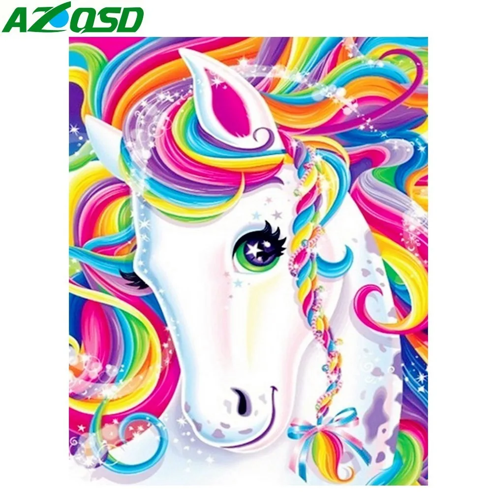 AZQSD DIY Diamond Embroidery Colorful Horse Diamond Painting Cross Stitch Rhinestones Diamond Mosaic Craft Kits Wall Sticker
AZQSD DIY Diamond Embroidery Colorful Horse Diamond Painting Cross Stitch Rhinestones Diamond Mosaic Craft Kits Wall Sticker