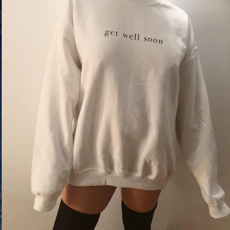 Get Well Soon Ariana Grande SWEETENER Crewneck Sweatshirt Women Casual Pullover Long Sleeve Hoodie Thank U Next
Get Well Soon Ariana Grande SWEETENER Crewneck Sweatshirt Women Casual Pullover Long Sleeve Hoodie Thank U Next