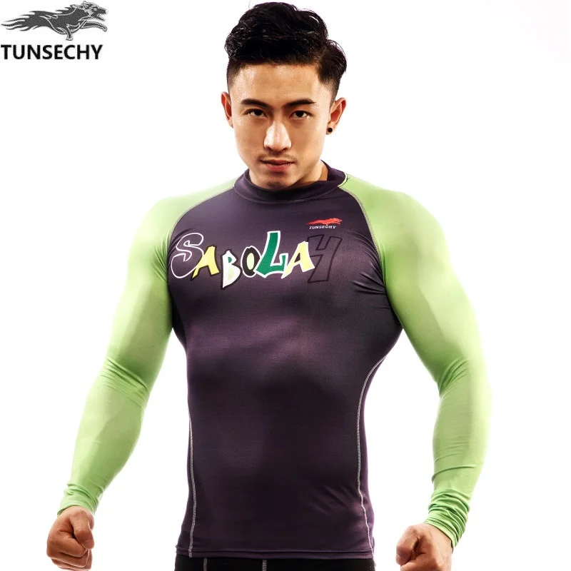 TUNSECHY Brand men long sleeve T-shirt Newest Fitness Men Long Sleeve T-shirt Men Thermal Muscle Bodybuilding Compression Tights
TUNSECHY Brand men long sleeve T-shirt Newest Fitness Men Long Sleeve T-shirt Men Thermal Muscle Bodybuilding Compression Tights