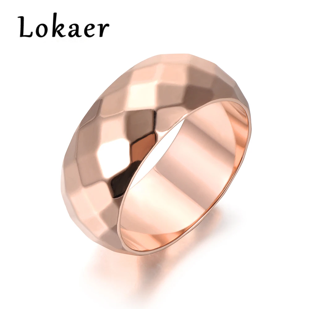 Lokaer Simple 316L Stainless Steel Ring 8mm/6mm/3mm 3 Sizes Cut Face Fashion Wide Ring Wedding Engagement Rings Jewelry
Lokaer Simple 316L Stainless Steel Ring 8mm/6mm/3mm 3 Sizes Cut Face Fashion Wide Ring Wedding Engagement Rings Jewelry