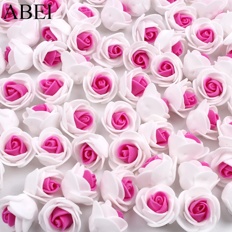 100pcs/lot 2.5cm Rose Head Artificial Foam Flower For Wedding Party Home Decoration DIY Handmade Floral Craft
100pcs/lot 2.5cm Rose Head Artificial Foam Flower For Wedding Party Home Decoration DIY Handmade Floral Craft