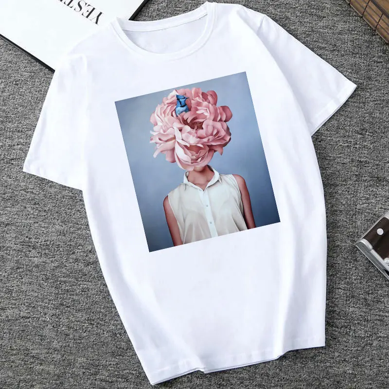 Summer Women Clothes 2019 Streetwear Thin Section T Shirt Ulzzang Harajuku Sexy Flowers Feather Printed Tshirt Trend Women Top
Summer Women Clothes 2019 Streetwear Thin Section T Shirt Ulzzang Harajuku Sexy Flowers Feather Printed Tshirt Trend Women Top