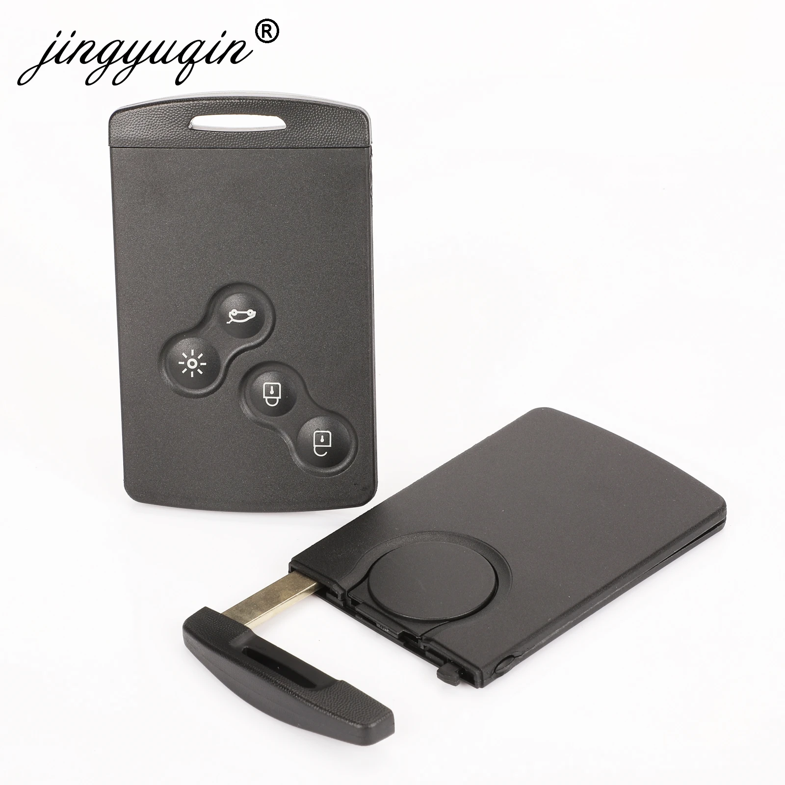 jingyuqin 4 Buttons Smart Remote Key Card FOB Case For Renault Koleos Clio Original Keys shell with Key Blank Replacement
jingyuqin 4 Buttons Smart Remote Key Card FOB Case For Renault Koleos Clio Original Keys shell with Key Blank Replacement