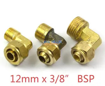 5 Pieces 12mm x 3/8" BSP Brass Elbow Pneumatic Pipe Hose Quick Coupler Connector Coupling Fitting
5 Pieces 12mm x 3/8" BSP Brass Elbow Pneumatic Pipe Hose Quick Coupler Connector Coupling Fitting