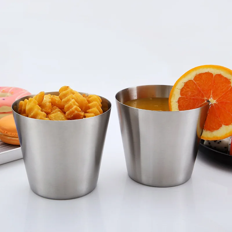 Thick 304 Stainless Steel Beer Cups Single Monolayer Cold Drink Cups Juice Cups Home Crash Cups whiskey glass bar supplies
Thick 304 Stainless Steel Beer Cups Single Monolayer Cold Drink Cups Juice Cups Home Crash Cups whiskey glass bar supplies