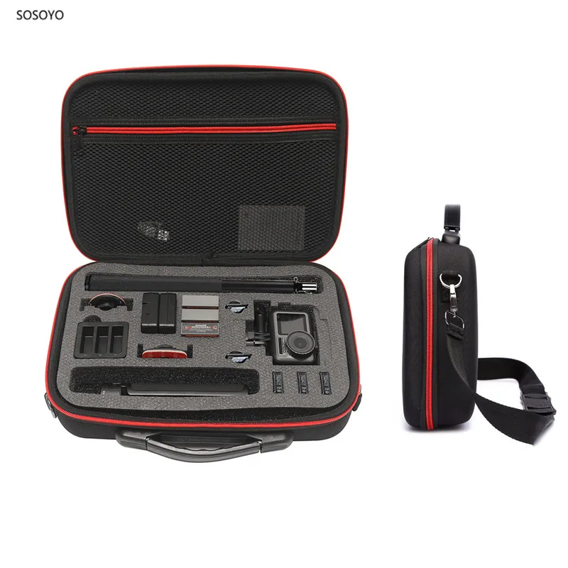 SSport camera Accessories Storage bag Portable case Carrying shoulder strap bag Shockproof box For Gopro 7 6 5 Dji osmo action
SSport camera Accessories Storage bag Portable case Carrying shoulder strap bag Shockproof box For Gopro 7 6 5 Dji osmo action