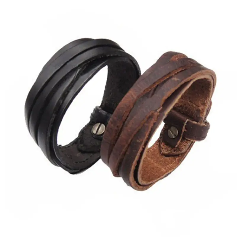 1 pcs Men Women Fashion Unisex Multi Thong Braided Genuine Leather Bracelet Wristband Black and Brown New
1 pcs Men Women Fashion Unisex Multi Thong Braided Genuine Leather Bracelet Wristband Black and Brown New