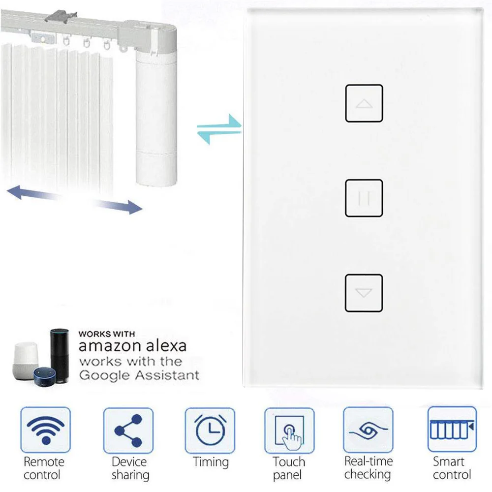 Timethinker AU US Smart WiFi занавес переключатель электрический мотор DIY панель для Alexa Google