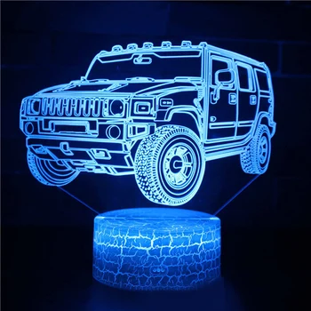 Acrylic 3D Creative Super Car 7 Colors Visual Lamp Illusion Touch Glow In the Dark for Kids Boy Car Toys Birthday Gifts B131
Acrylic 3D Creative Super Car 7 Colors Visual Lamp Illusion Touch Glow In the Dark for Kids Boy Car Toys Birthday Gifts B131
