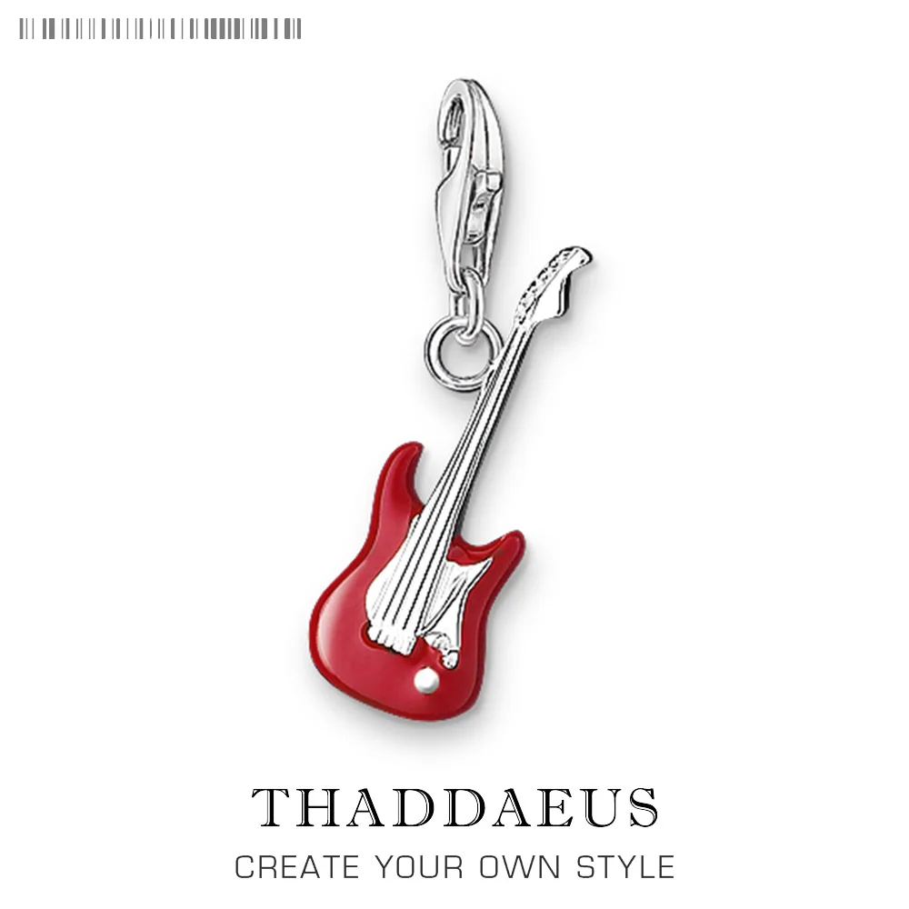 Fashion Women Rock Red Enamel Guitar Pendant Charm 925 Sterling Silver Fine Jewelry For Girls Men Enjoy Music Wholesale
Fashion Women Rock Red Enamel Guitar Pendant Charm 925 Sterling Silver Fine Jewelry For Girls Men Enjoy Music Wholesale
