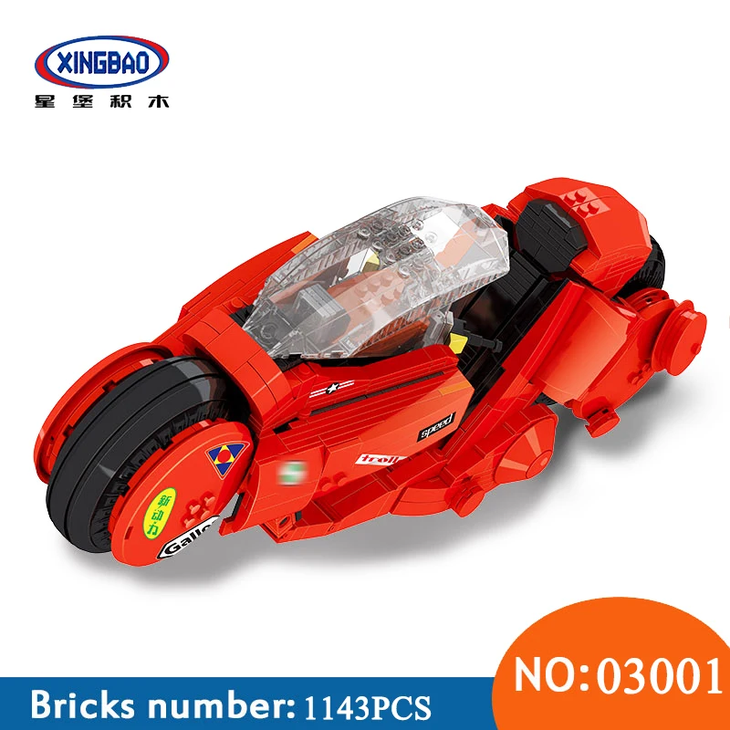 XingBao 03001 1143Pcs Creative MOC City Series The Citizen Akira Moto Set Building Blocks Bricks Boy Toys for Children Gifts
XingBao 03001 1143Pcs Creative MOC City Series The Citizen Akira Moto Set Building Blocks Bricks Boy Toys for Children Gifts