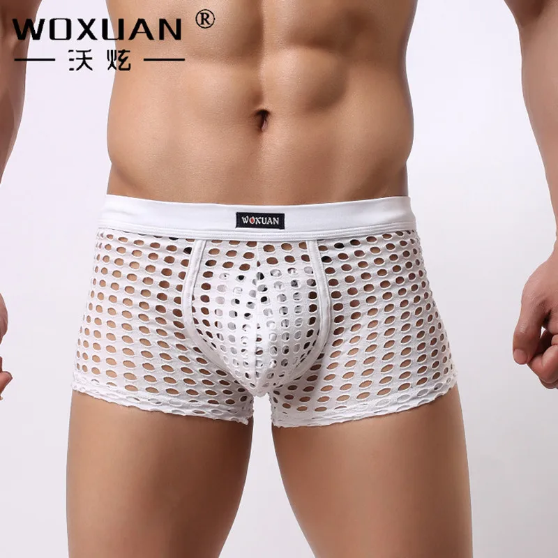 Brand Mens underwear transparent sexy boxers shorts U convex Pouch design low-waist boxer shorts men gay underwear
Brand Mens underwear transparent sexy boxers shorts U convex Pouch design low-waist boxer shorts men gay underwear