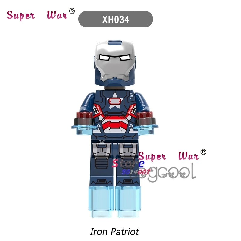 1PCS model building blocks action figures starwars superheroes Iron Patriot Ironman Collection Series diy toys for children gift
1PCS model building blocks action figures starwars superheroes Iron Patriot Ironman Collection Series diy toys for children gift