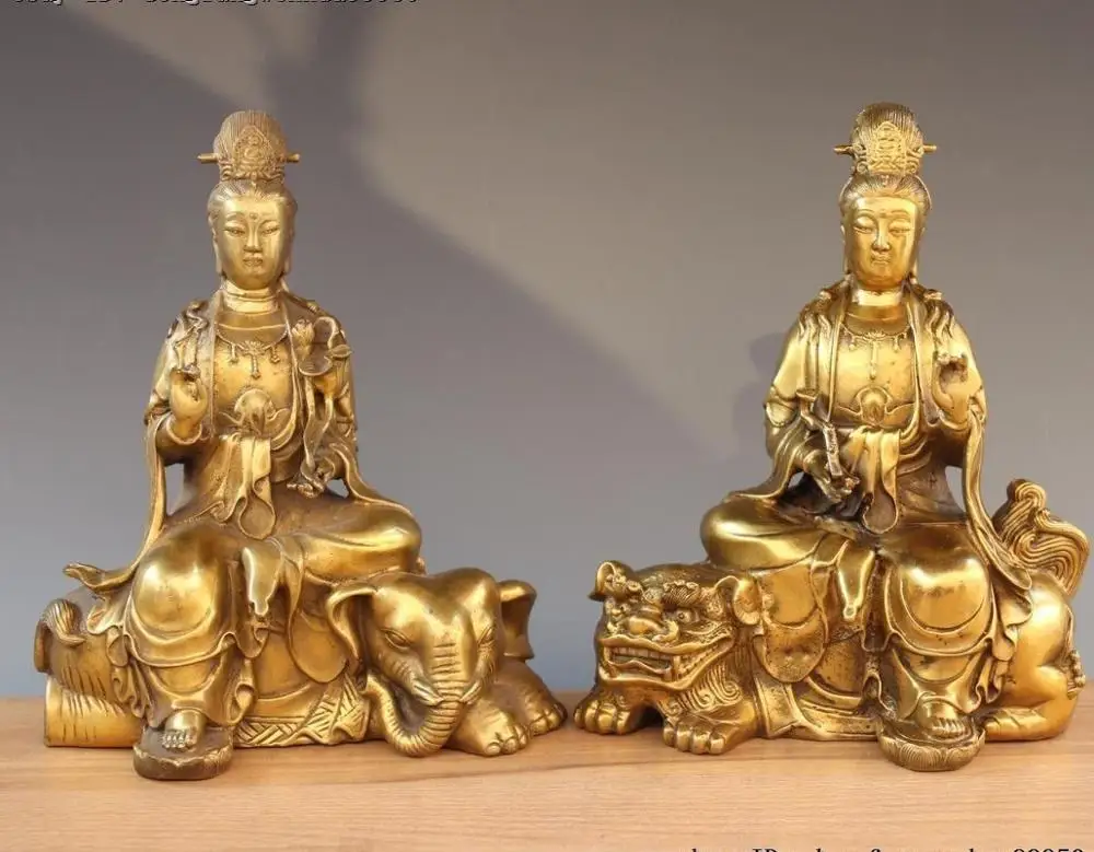 Brass Copper Wenshu Manjusri Manjushri Monju Samantabhadra Goddess Buddha Statue
Brass Copper Wenshu Manjusri Manjushri Monju Samantabhadra Goddess Buddha Statue