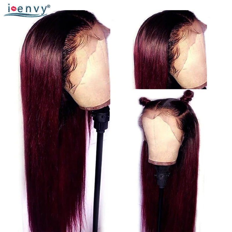 Ombre 99J 13*4 Lace Frontal Human Hair Wigs Burgundy Red Colored Straight Lace Front Wigs Brazilian Lace Wig Pre Plucked Nonremy
Ombre 99J 13*4 Lace Frontal Human Hair Wigs Burgundy Red Colored Straight Lace Front Wigs Brazilian Lace Wig Pre Plucked Nonremy