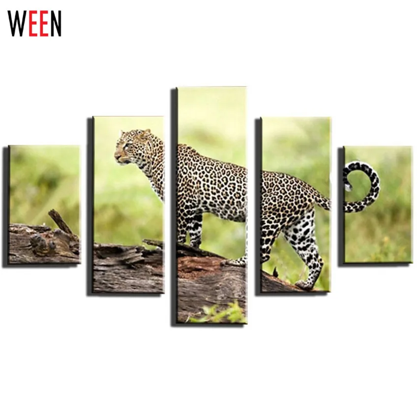 5 Panel African Leopard Canvas Art Canvas Printing Picture Cuadros Modern Printed Home Decor For Living Room Unframed
5 Panel African Leopard Canvas Art Canvas Printing Picture Cuadros Modern Printed Home Decor For Living Room Unframed