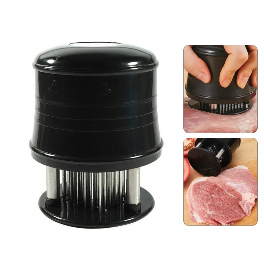 2019 Professional Meat Tenderizer Needle With 56 Stainless Steel Blades Kitchen Cooking Tools for Chicken Beef Tenderizing Steak
2019 Professional Meat Tenderizer Needle With 56 Stainless Steel Blades Kitchen Cooking Tools for Chicken Beef Tenderizing Steak