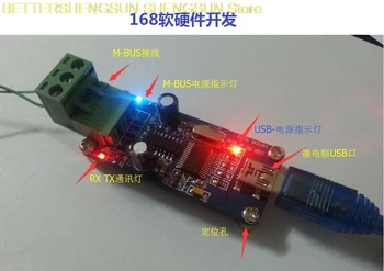 USB to M-BUS MBUS slave module TSS721A module M-BUS bus data monitoring module
USB to M-BUS MBUS slave module TSS721A module M-BUS bus data monitoring module
