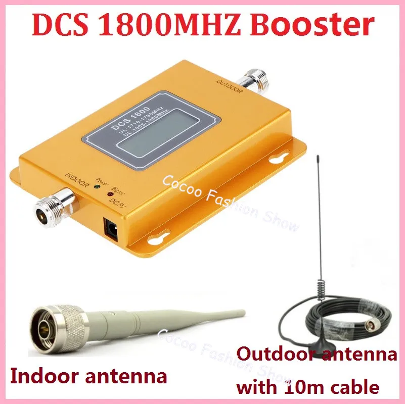 Newest Mini 70dB LCD 2G 4G LTE GSM DCS 1800MHz Mobile Phone Signal Repeater ,Cellular signal booster with indoor outdoor antenna
Newest Mini 70dB LCD 2G 4G LTE GSM DCS 1800MHz Mobile Phone Signal Repeater ,Cellular signal booster with indoor outdoor antenna
