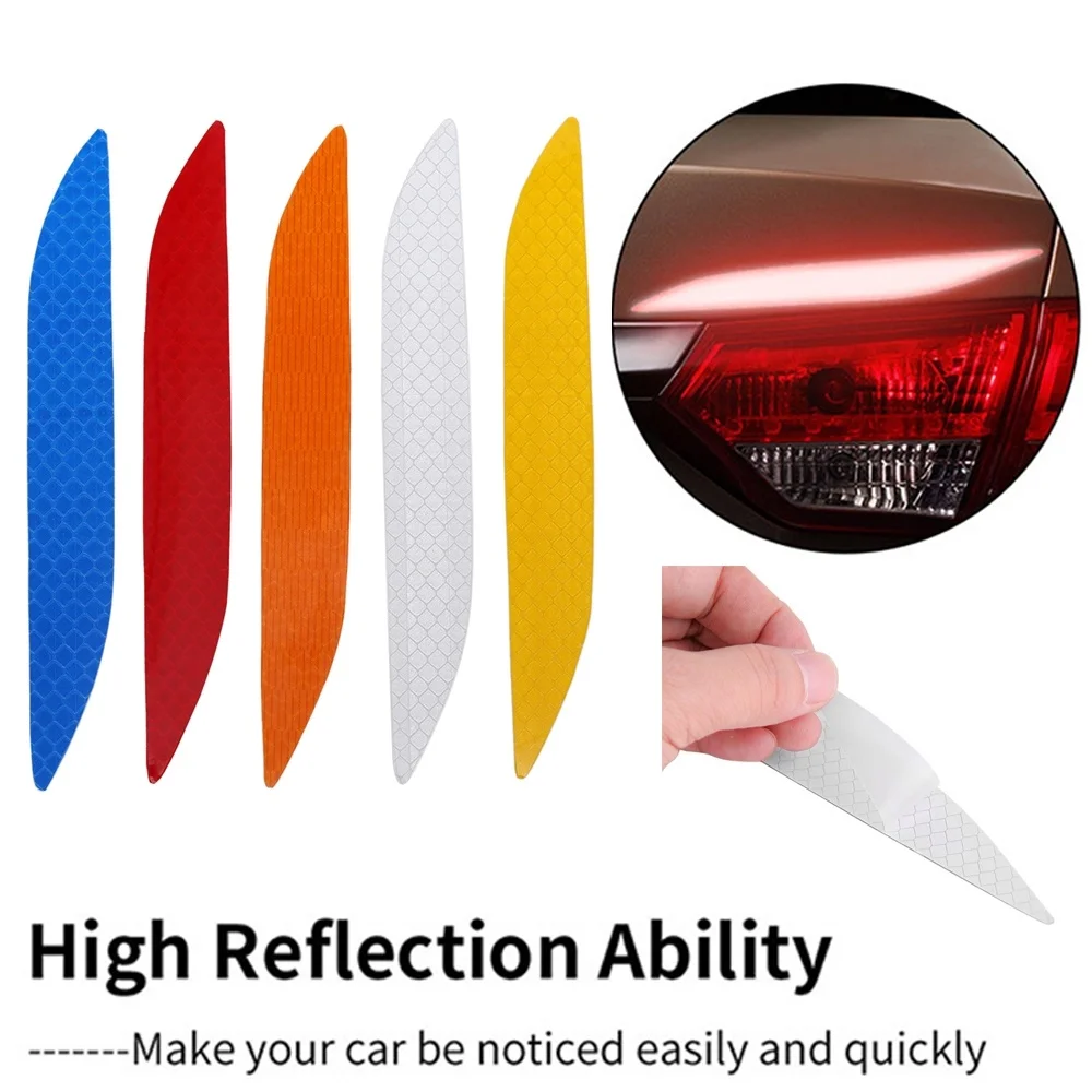1 Pair Car Taillight High Reflection Stickers Nighttime Warning Sign Sticker Automobile Eyebrows Decoration Sticker
1 Pair Car Taillight High Reflection Stickers Nighttime Warning Sign Sticker Automobile Eyebrows Decoration Sticker