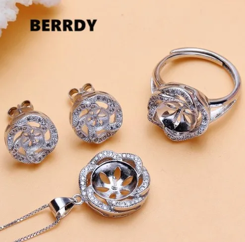Trendy Pearl Pendant Earrings Ring Set Mountings Findings Settings Jewelry Set Parts Fittings Charm Accessories for Lady Girls
Trendy Pearl Pendant Earrings Ring Set Mountings Findings Settings Jewelry Set Parts Fittings Charm Accessories for Lady Girls