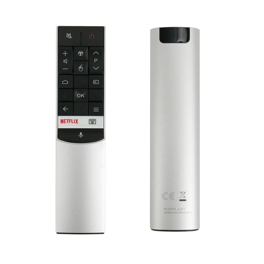 RC602S Original Voice Remote Control For TCL TVS C70 X1 P60 X2 series UHD LCD TV 50P20US 65P20US 49C2US with Netflix button
RC602S Original Voice Remote Control For TCL TVS C70 X1 P60 X2 series UHD LCD TV 50P20US 65P20US 49C2US with Netflix button