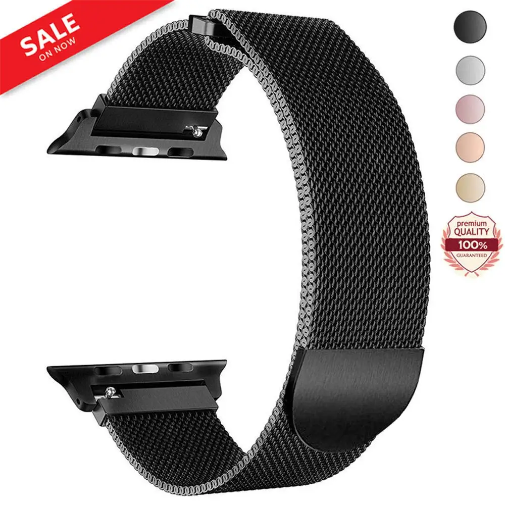 

Milanese Loop Bracelet Band For Apple Watch Series 4 40mm 44mm Stainless Steel Strap for iwatch 3 Bands series 2/1 38mm 42mm