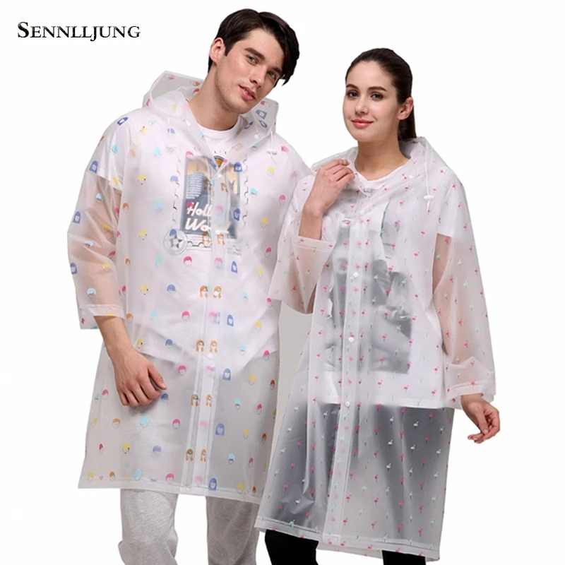 Raincoat Rain Cover Women Anime Printing Rainets Waterproof Coat Outdoor Travel Walking Conjoined EVA Raincoat Adult Rainwear
Raincoat Rain Cover Women Anime Printing Rainets Waterproof Coat Outdoor Travel Walking Conjoined EVA Raincoat Adult Rainwear