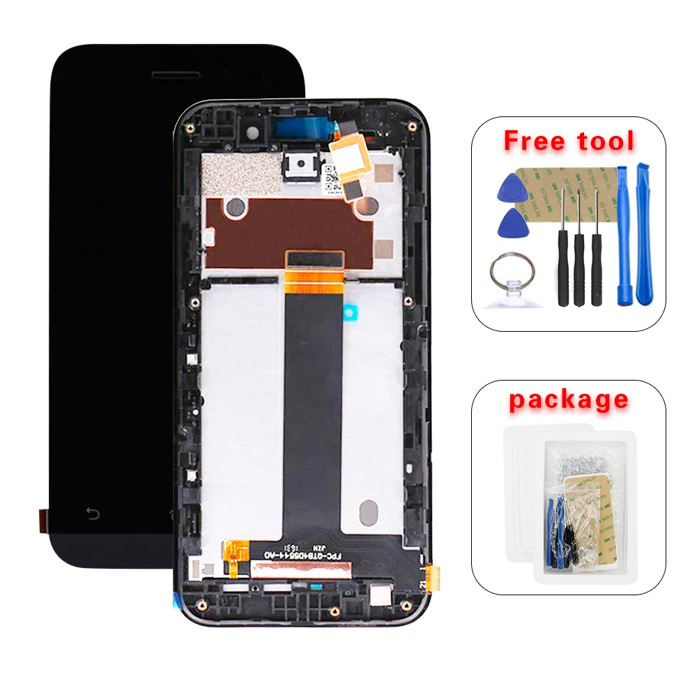 For ASUS ZenFone Go ZB450KL X009D X009DB LCD Display Touch Screen Digitizer Frame Assembly
For ASUS ZenFone Go ZB450KL X009D X009DB LCD Display Touch Screen Digitizer Frame Assembly