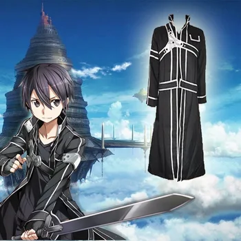 Sword Art Online Cosplay Kirito Costume Trench Halloween Fashion Fit Gift Figure Fans Collection Costume Drop Ship
Sword Art Online Cosplay Kirito Costume Trench Halloween Fashion Fit Gift Figure Fans Collection Costume Drop Ship