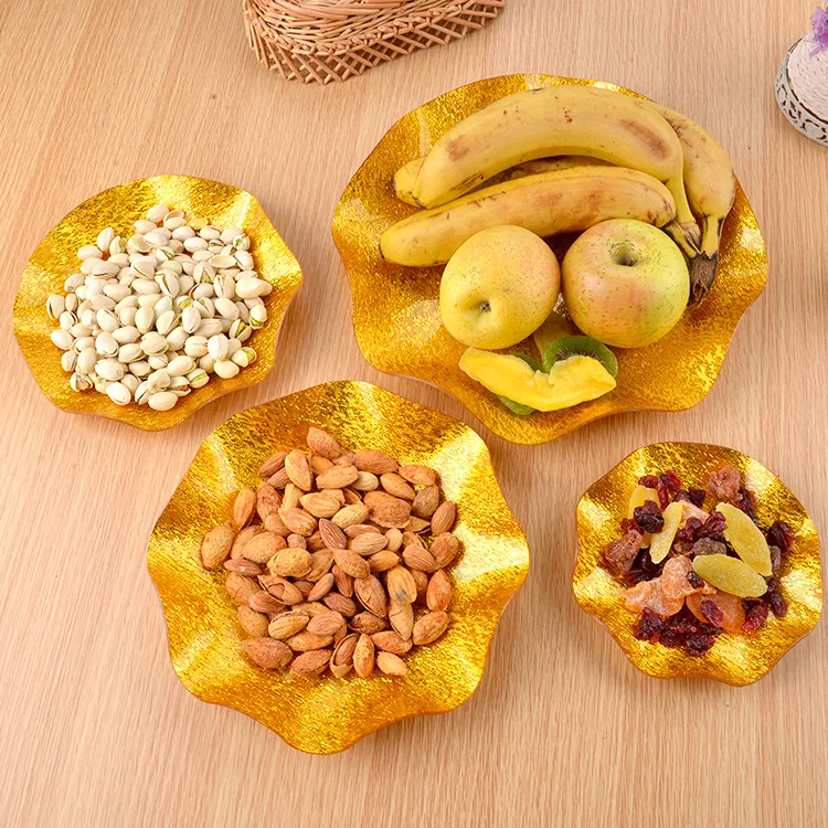 5 X Dry Fruit Gold Sancks Plate Tableware Small Tray Decoration Dish Home Table Wedding Party Decoration Supply
5 X Dry Fruit Gold Sancks Plate Tableware Small Tray Decoration Dish Home Table Wedding Party Decoration Supply