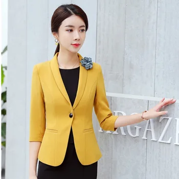 2019 Spring Summer Blazers and Jackets Coat Half Sleeve Uniform Styles Blazer Coat Ladies Work Wear Tops Outwear Clothes
2019 Spring Summer Blazers and Jackets Coat Half Sleeve Uniform Styles Blazer Coat Ladies Work Wear Tops Outwear Clothes