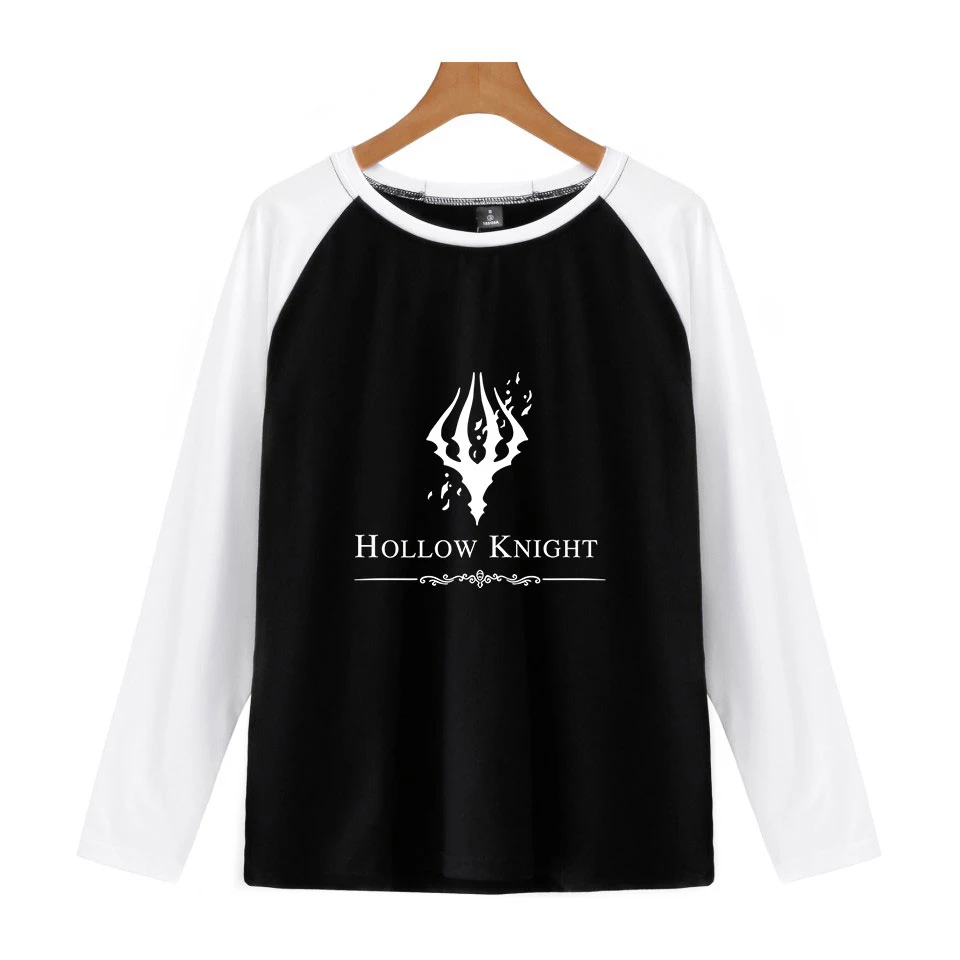 

Hollow Knight Fashion Printed Raglan T-shirts Women/Men Long Sleeve Casual Tshirt 2019 Hot Sale Casual Trendy Streetwear T Shirt
