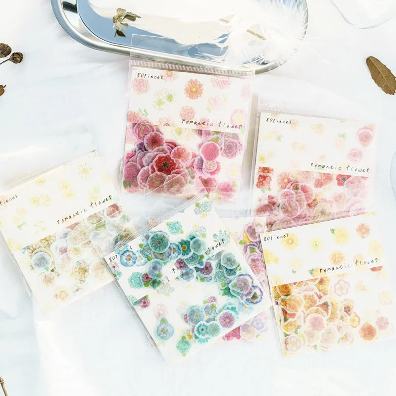 80 Pcs Fantastic Romantic Flowers Stickers Diary Sticker Scrapbook Decoration Stationery Stickers
80 Pcs Fantastic Romantic Flowers Stickers Diary Sticker Scrapbook Decoration Stationery Stickers