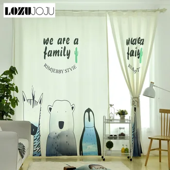 LOZUJOJU 1 piece American children cartoon living room window treatment curtains bedroom animals lovely modern design curtains
LOZUJOJU 1 piece American children cartoon living room window treatment curtains bedroom animals lovely modern design curtains