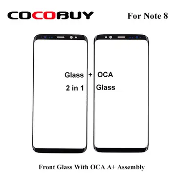 2 in 1 A+ Quality Outer Screen Glass with OCA Assembly For Samsung Note 8 Cracked Touch Glass Replacement 10pcs
2 in 1 A+ Quality Outer Screen Glass with OCA Assembly For Samsung Note 8 Cracked Touch Glass Replacement 10pcs