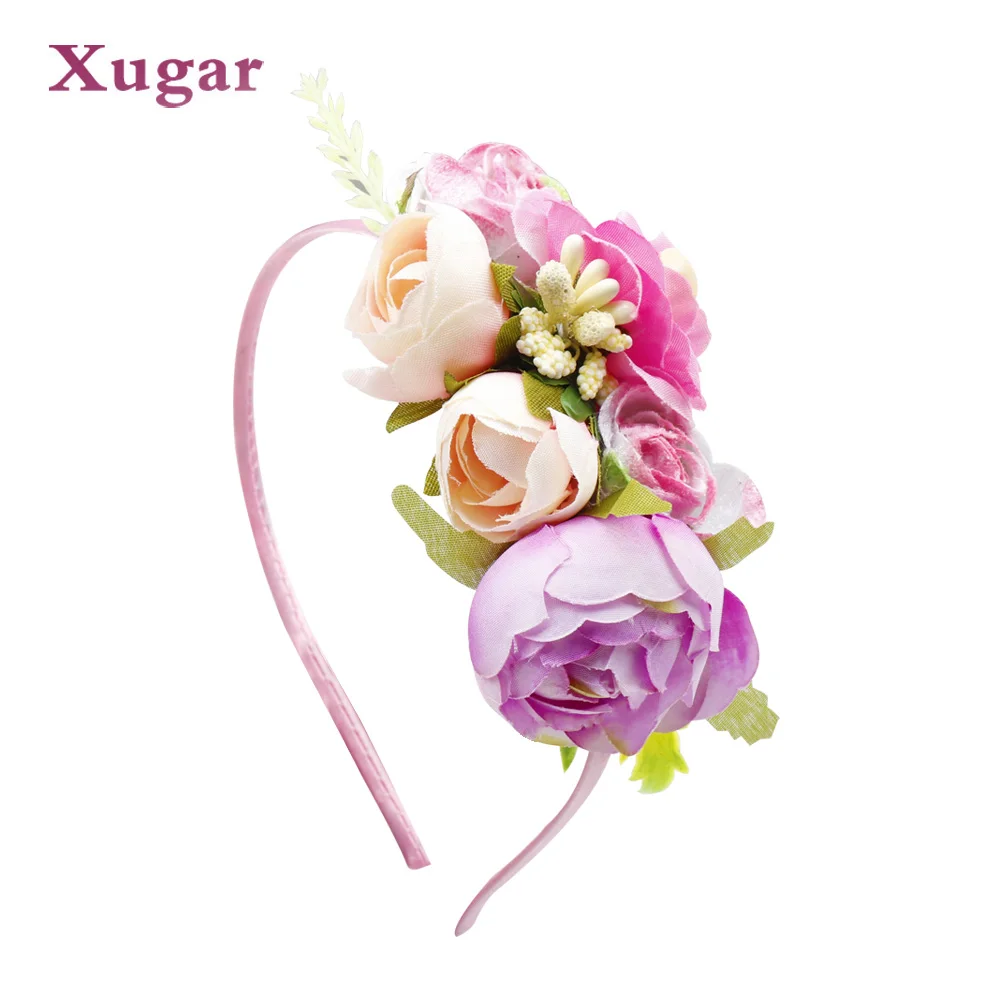 Wedding Flower Crown Hairband Girl Floral Head Wreath Bridal Headpiece Female Flower Headband Hair Accessories
Wedding Flower Crown Hairband Girl Floral Head Wreath Bridal Headpiece Female Flower Headband Hair Accessories