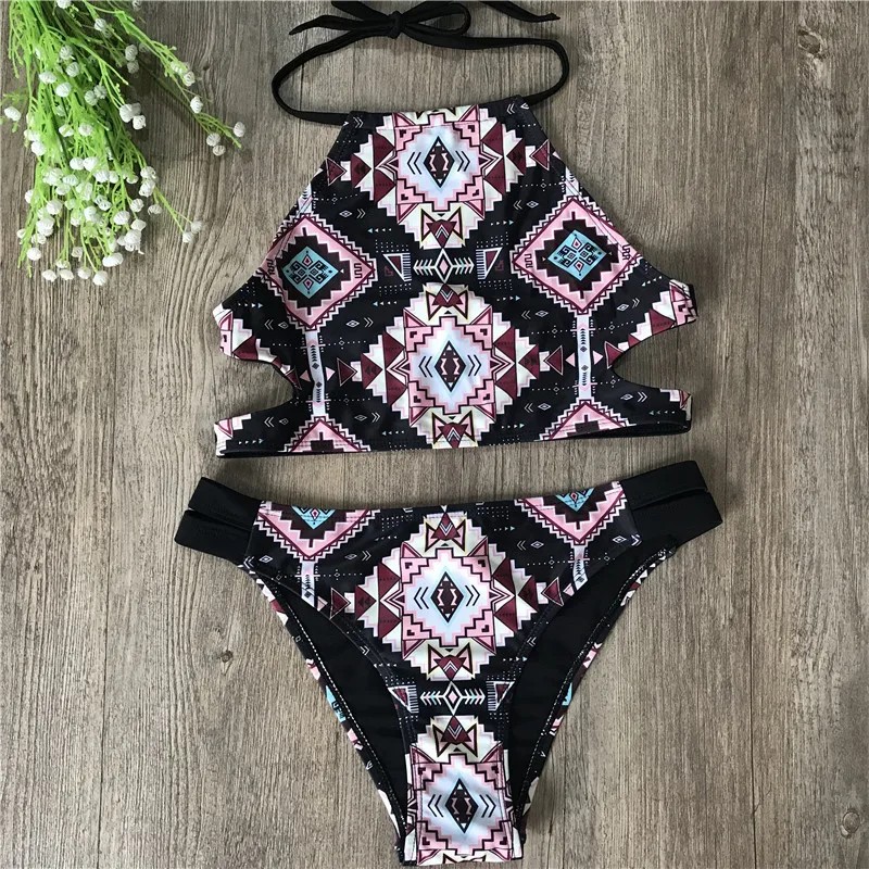 Hot Bikinis 2019 mujer Women's Print Sexy Bohemian High-Waist Split Swimsuit Cover-ups Bikini Set Cover Dropping Maillot de bain
Hot Bikinis 2019 mujer Women's Print Sexy Bohemian High-Waist Split Swimsuit Cover-ups Bikini Set Cover Dropping Maillot de bain