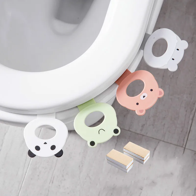 1pc Plastic Toilet Seat Cover Lifters Cartoon Portable Handle Toilet Closet Sticks Holders Toilet Lid Opener Household Supplies
1pc Plastic Toilet Seat Cover Lifters Cartoon Portable Handle Toilet Closet Sticks Holders Toilet Lid Opener Household Supplies