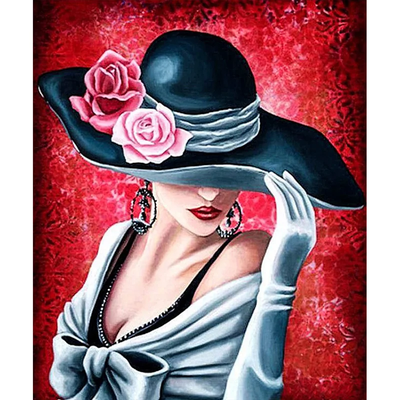 DIY Diamond Embroidery A hat girl Full Square/round Diamond Painting Cross Stitch Kit Mosaic Home Decor
DIY Diamond Embroidery A hat girl Full Square/round Diamond Painting Cross Stitch Kit Mosaic Home Decor