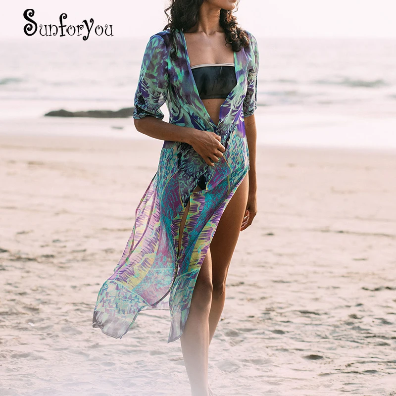 New Print Chiffon Maxi Beach Dress Sarong Sexy Boho Long Women Dress Wrap Robe de Plage Bikini dress Vestido Pareo de Plage
New Print Chiffon Maxi Beach Dress Sarong Sexy Boho Long Women Dress Wrap Robe de Plage Bikini dress Vestido Pareo de Plage