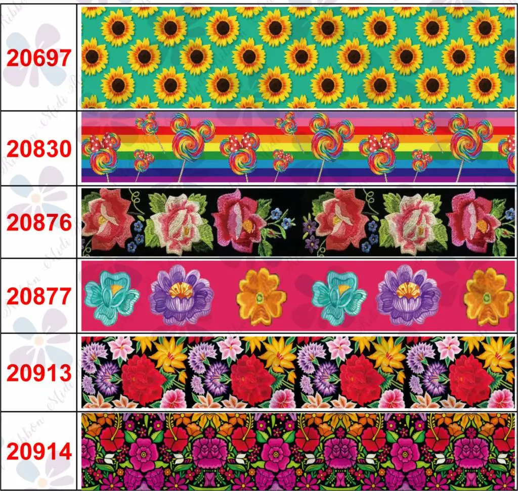 16mm-75mm Mexico Flower Series Colorful Geometric Printed Grosgrain/Foe Ribbon Rainbow Lollipop DIY Hair Bowknots 50yards/roll
16mm-75mm Mexico Flower Series Colorful Geometric Printed Grosgrain/Foe Ribbon Rainbow Lollipop DIY Hair Bowknots 50yards/roll
