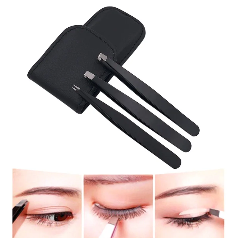 3 Pcs Stainless Steel Pro Eyebrow Tweezers Set with Pouch for Men Women Eyebrow Makeup Beauty Eyebrow Tweezers
3 Pcs Stainless Steel Pro Eyebrow Tweezers Set with Pouch for Men Women Eyebrow Makeup Beauty Eyebrow Tweezers