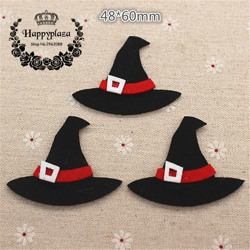 10pcs Kawaii Handmade Non-woven Fabric Halloween Witch Hat Applique Patches Felt Accessories DIY Craft Scrapbooking,48*60mm
10pcs Kawaii Handmade Non-woven Fabric Halloween Witch Hat Applique Patches Felt Accessories DIY Craft Scrapbooking,48*60mm